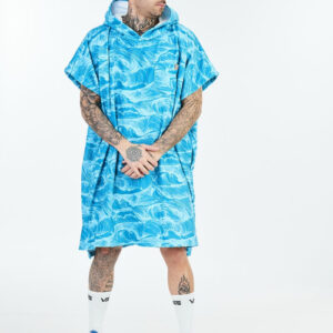 PONCHO DESTINATION - OCEAN Blue